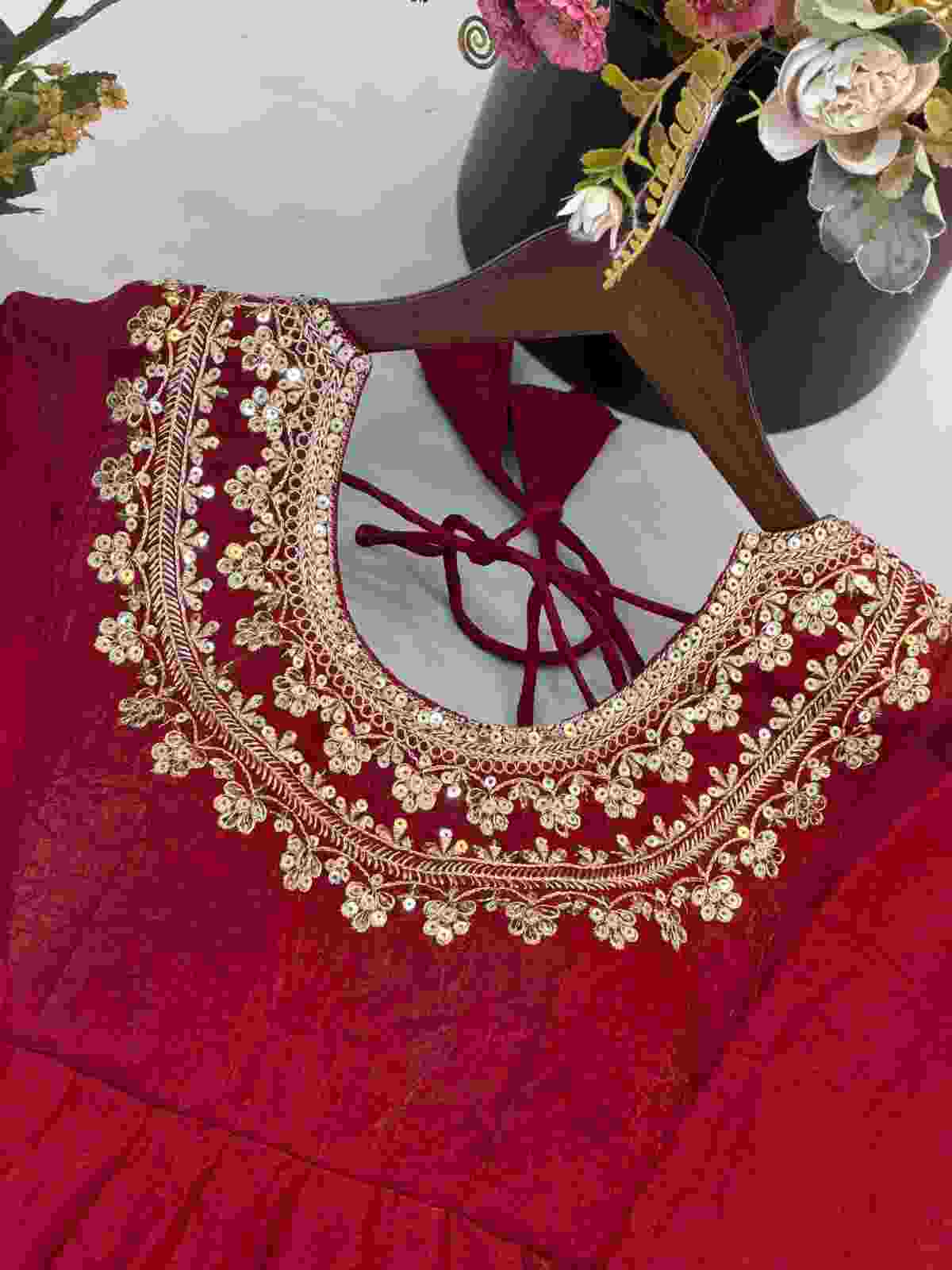 Women’s full sleeve embroidered top pant dupatta set