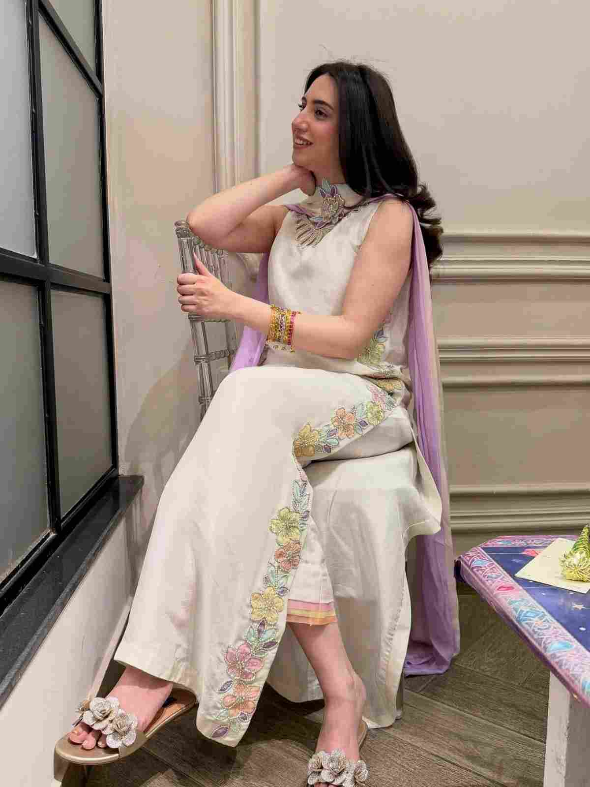 Women's festive Kaftan three piece set