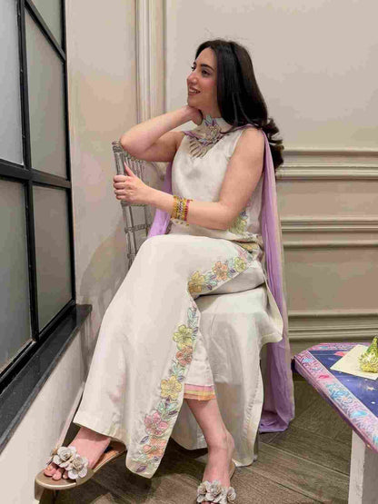 Women's festive Kaftan three piece set