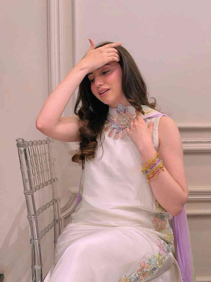 Fully stitched designer Kaftan set