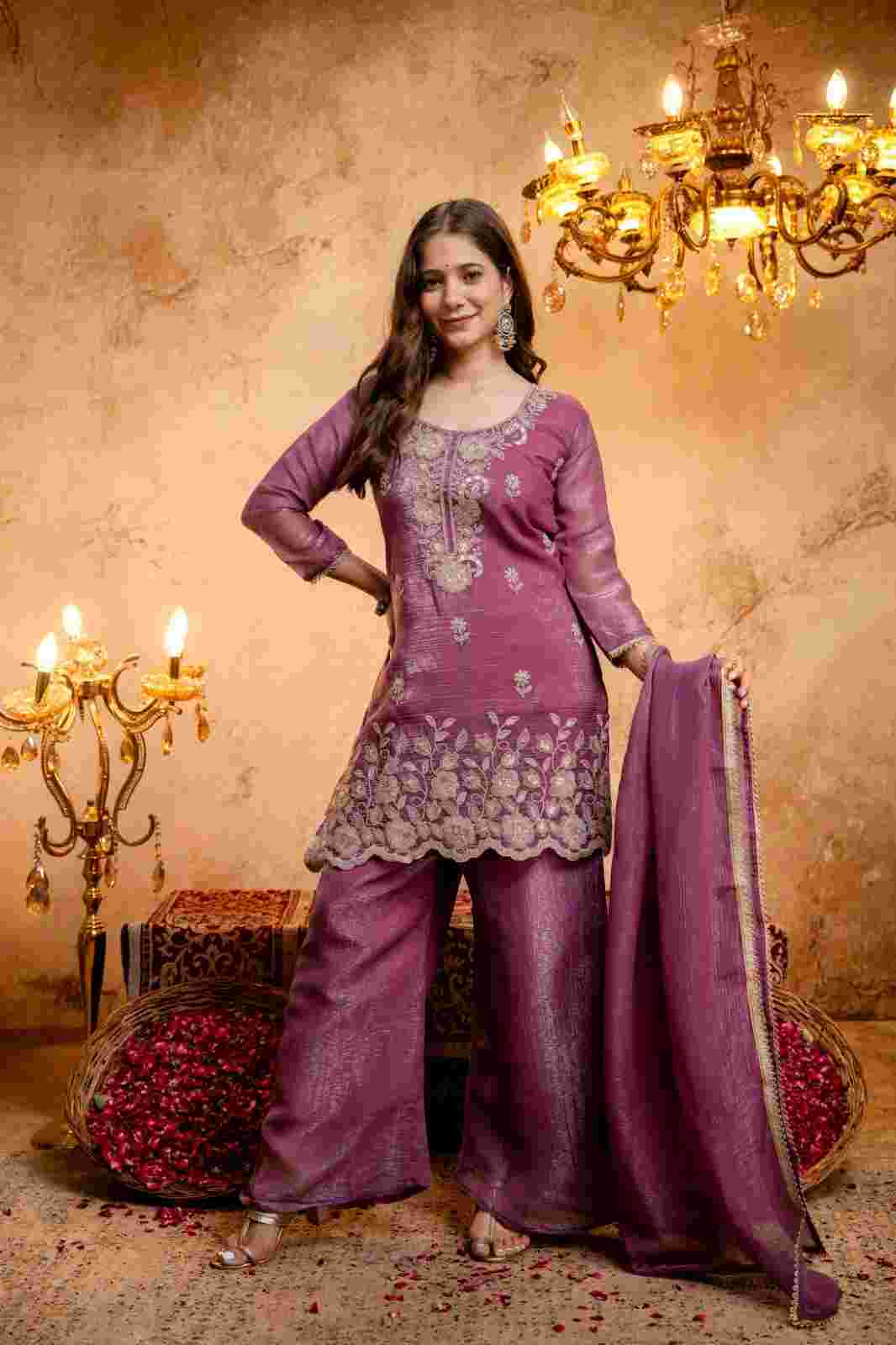 Ready to wear Kurti pant dupatta set