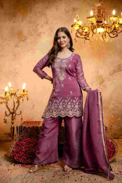 Ready to wear Kurti pant dupatta set