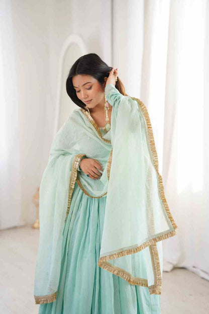 Festive Wear Designer Anarkali Three Piece Set