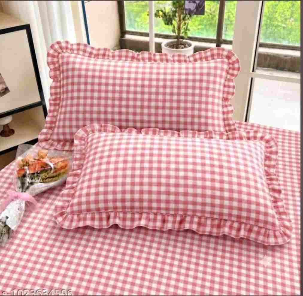 Cotton elastic fitted bedsheet 72 x 78 x 8 inches