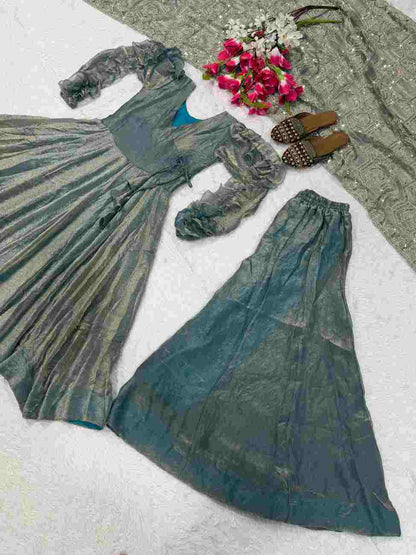 Women’s designer Anarkali suit set with Palazzo