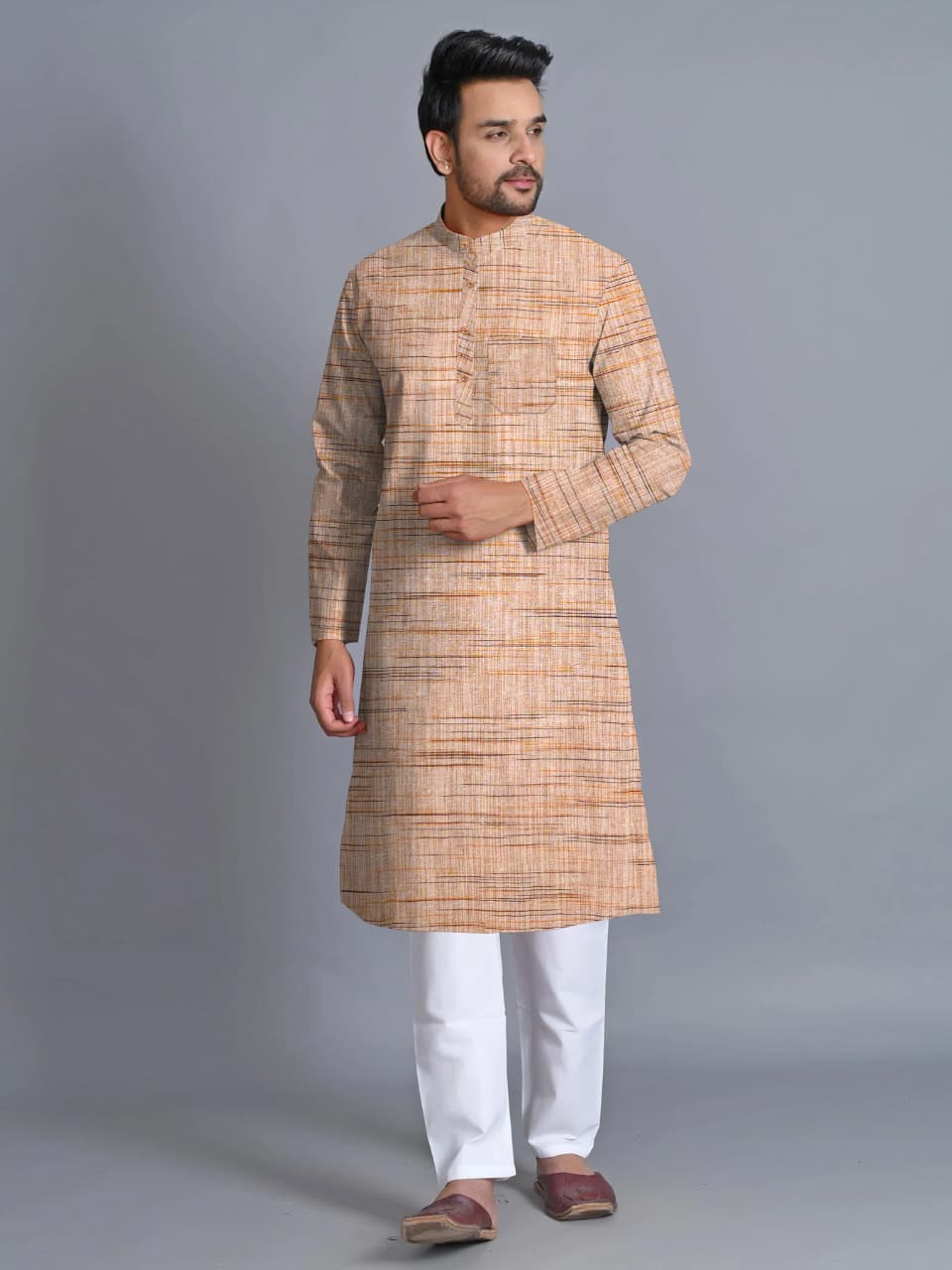 Men's Traditional Khadi Cotton Clothing