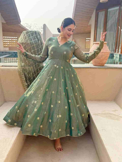 Fully Stitched Designer Anarkali Suit TSMD-3086 Available in M to XXL