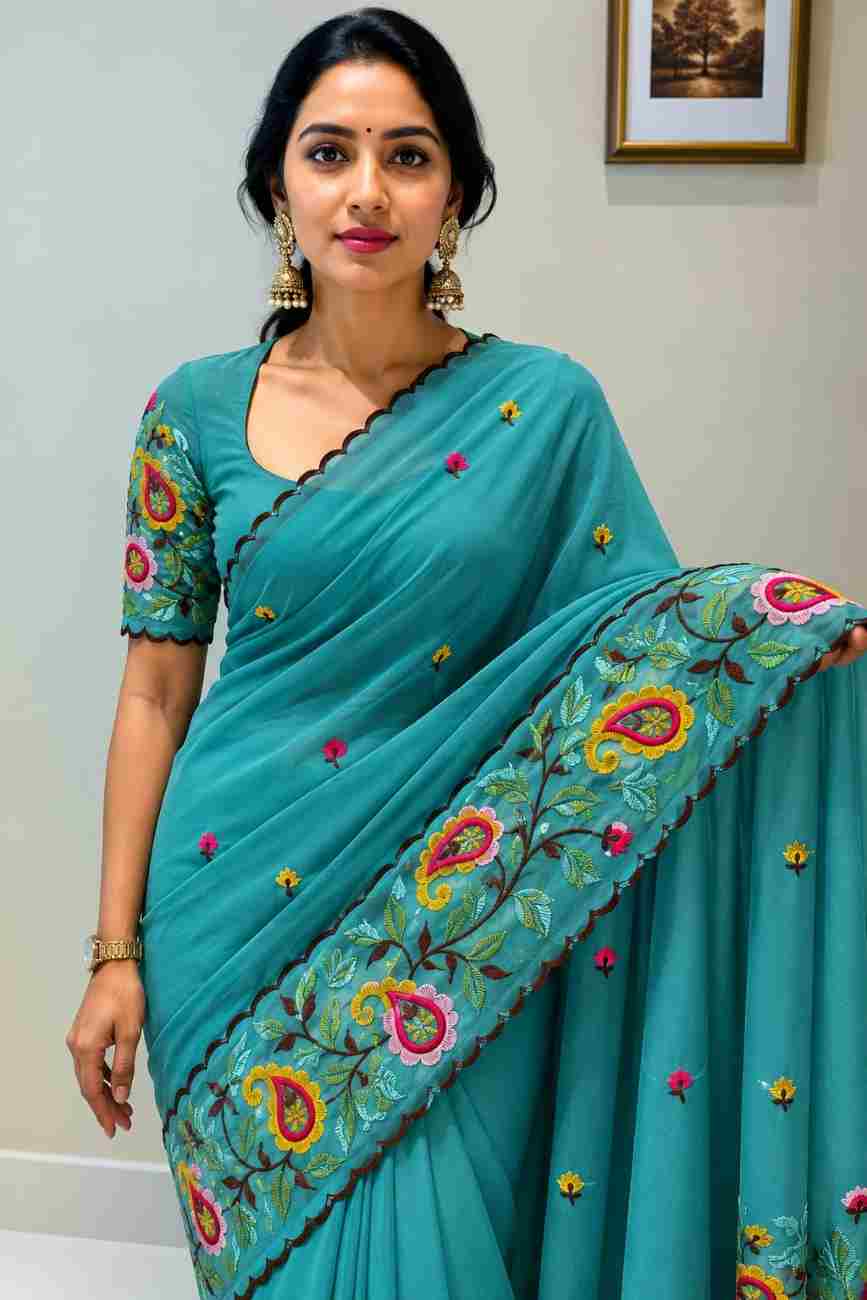 Festive wear designer saree for women