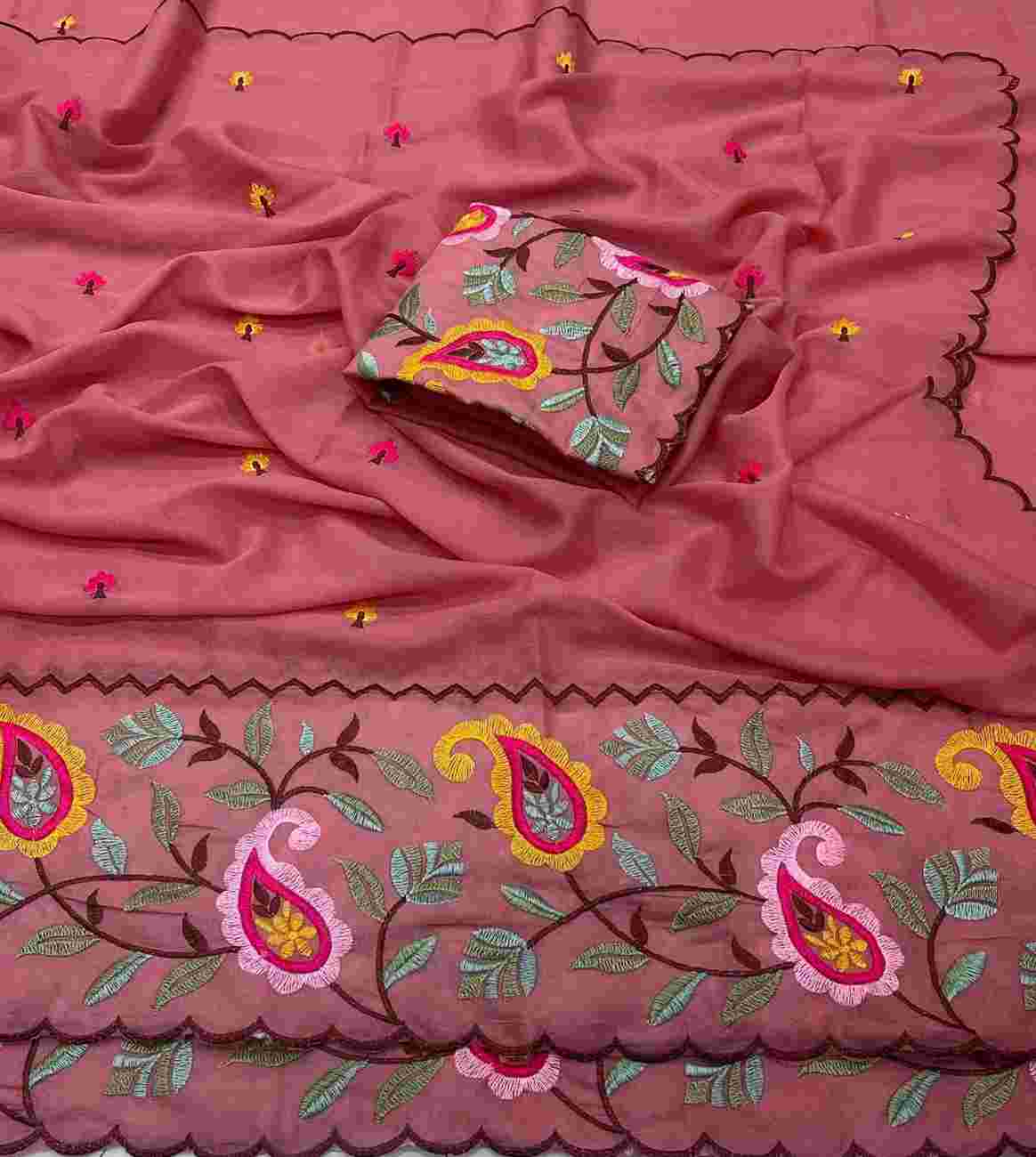 Designer ethnic saree for weddings and celebrations
