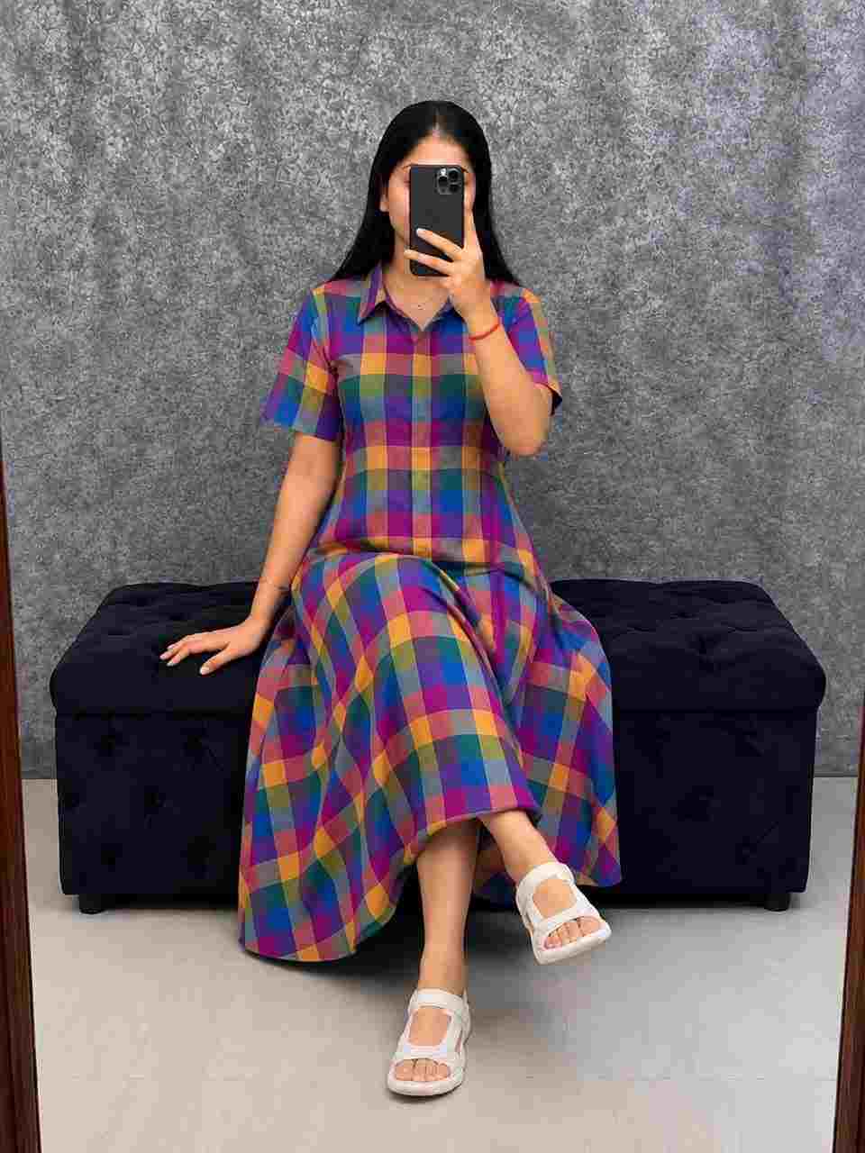 Elegant Anarkali dress for casual and festive wear.