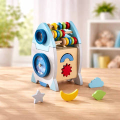 BeeBox Wooden Montessori Abacus Toy for Kids