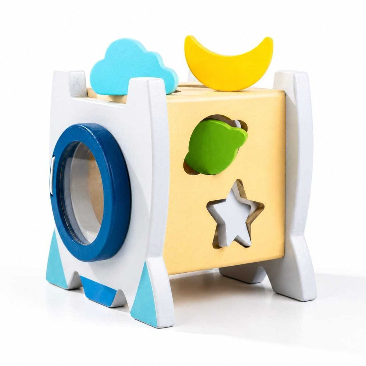 Colourful wooden abacus for early maths learning