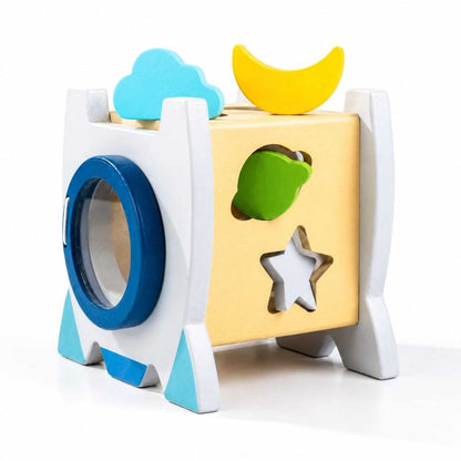 Colourful wooden abacus for early maths learning