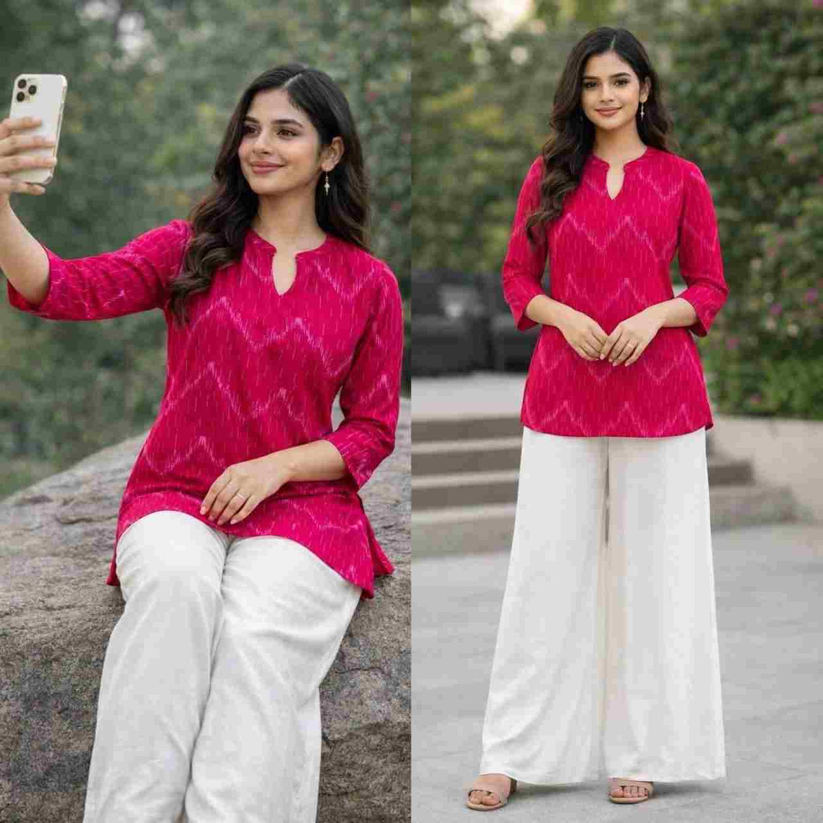 Trendy women’s rayon palazzo co-ord set for everyday fashion