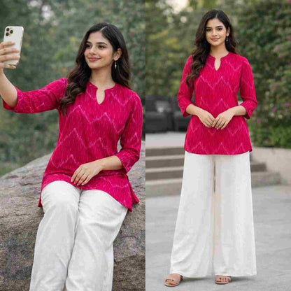 Trendy women’s rayon palazzo co-ord set for everyday fashion
