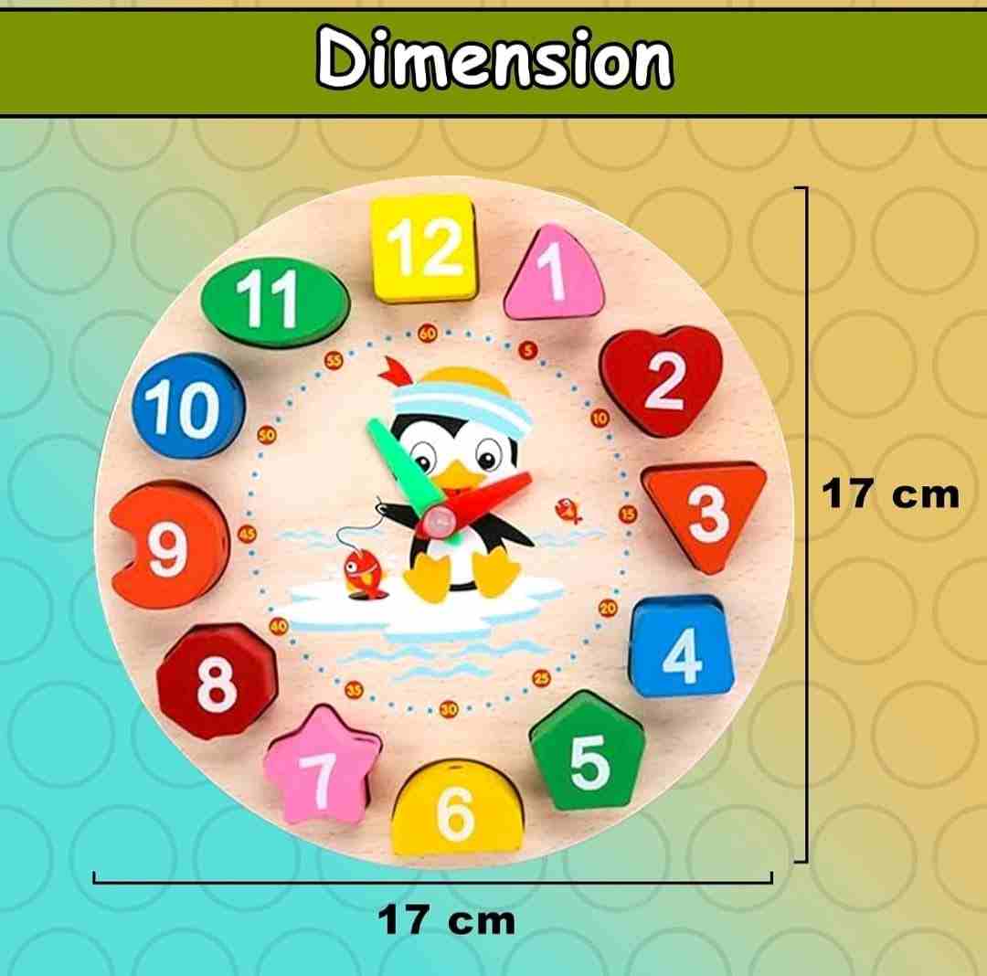 Preschool educational clock toy for learning time