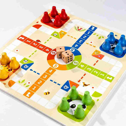 Kids indoor activity Ludo and Snakes and Ladders