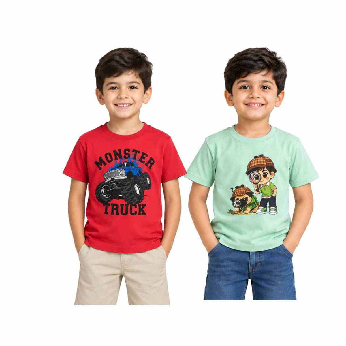 Stylish Kids Cotton Blended Outfit