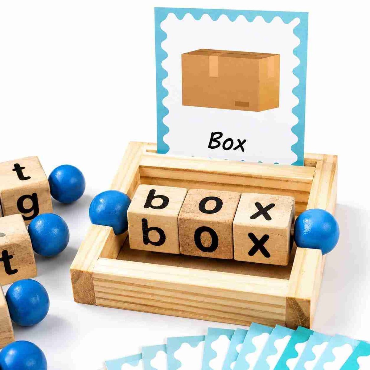Educational CVC spelling game for preschool children