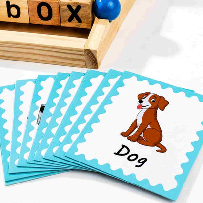 Wooden phonics blocks for early reading practice
