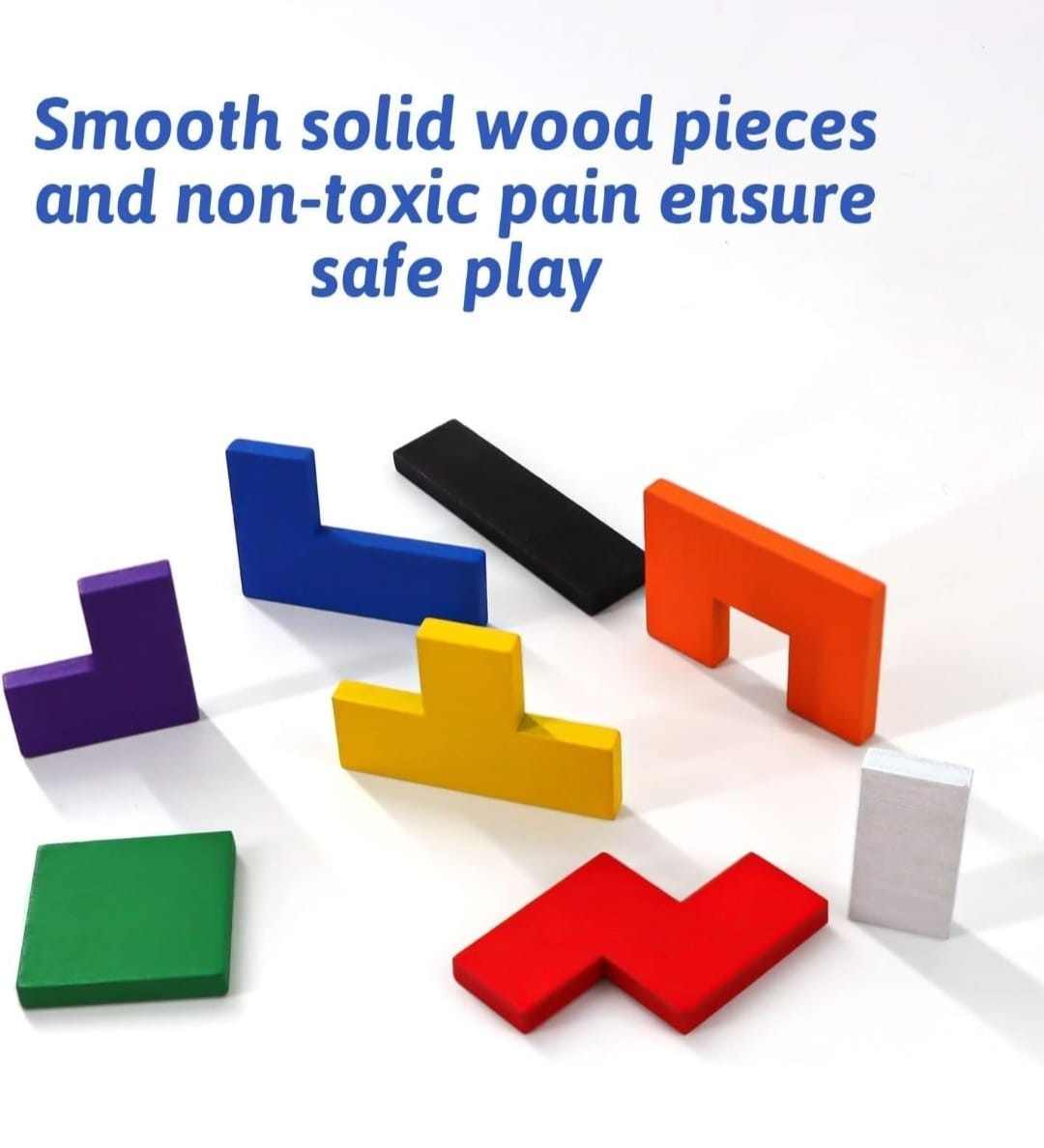 Wooden intelligence puzzle toy for kids