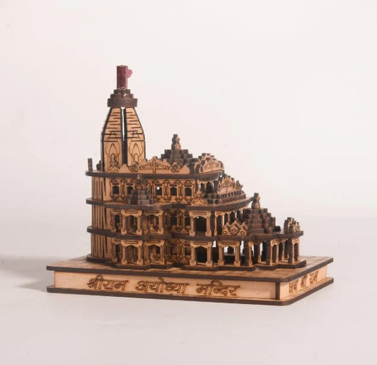 Wooden Ram temple for home pooja room