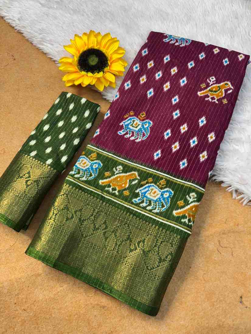 Designer Freehand Saree