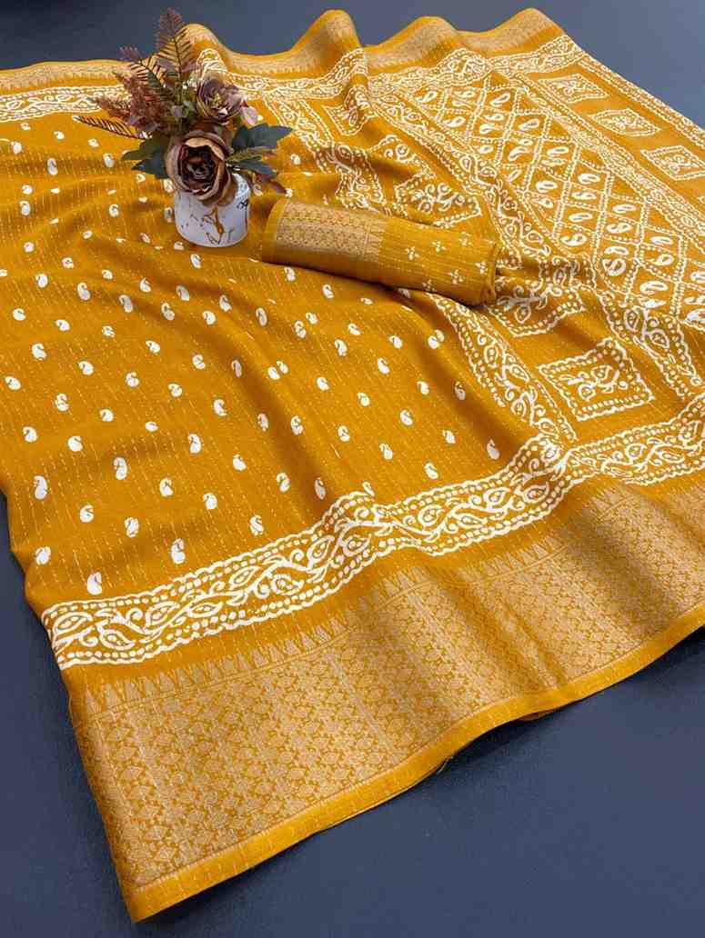 Designer Freehand Saree