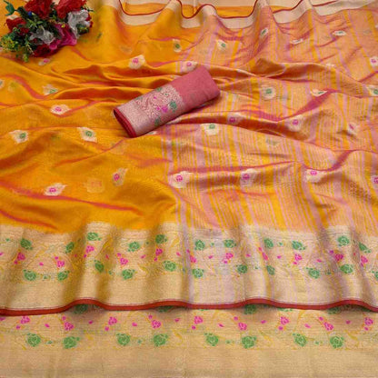 Designer Freehand Saree