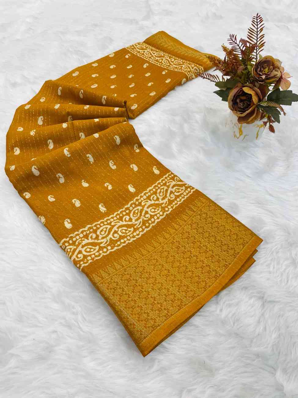 Designer Freehand Saree