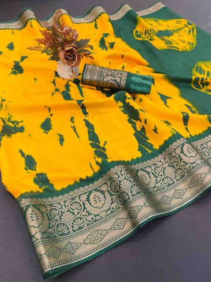 Designer Freehand Saree