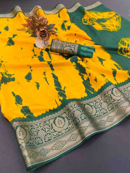 Designer Freehand Saree