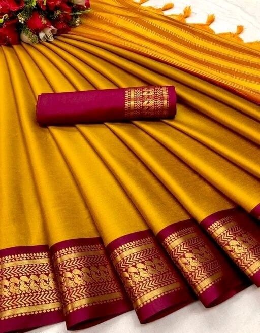 Designer Freehand Saree