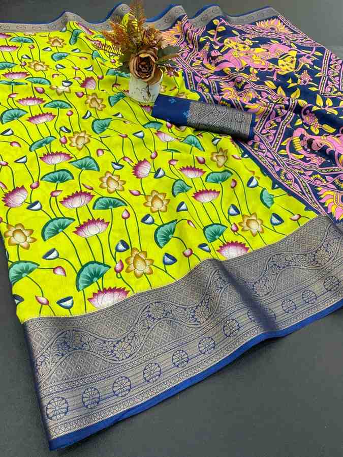 Designer Freehand Saree