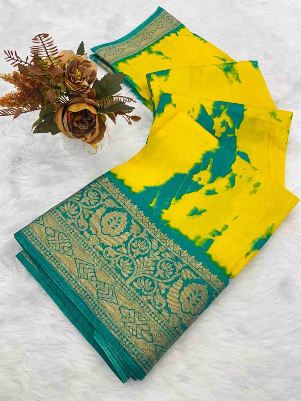 Designer Freehand Saree