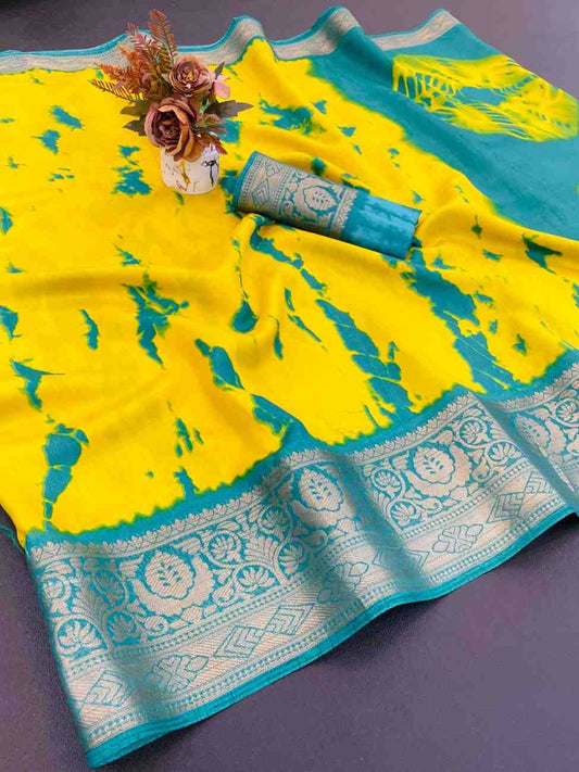 Designer Freehand Saree