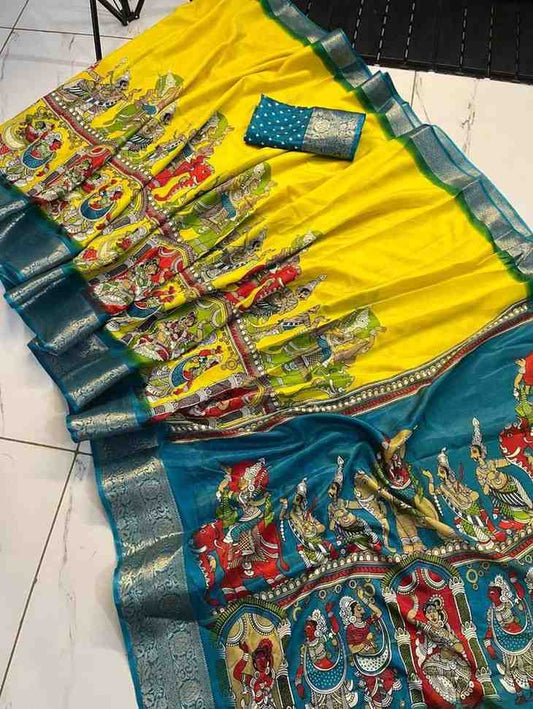 Designer Freehand Saree