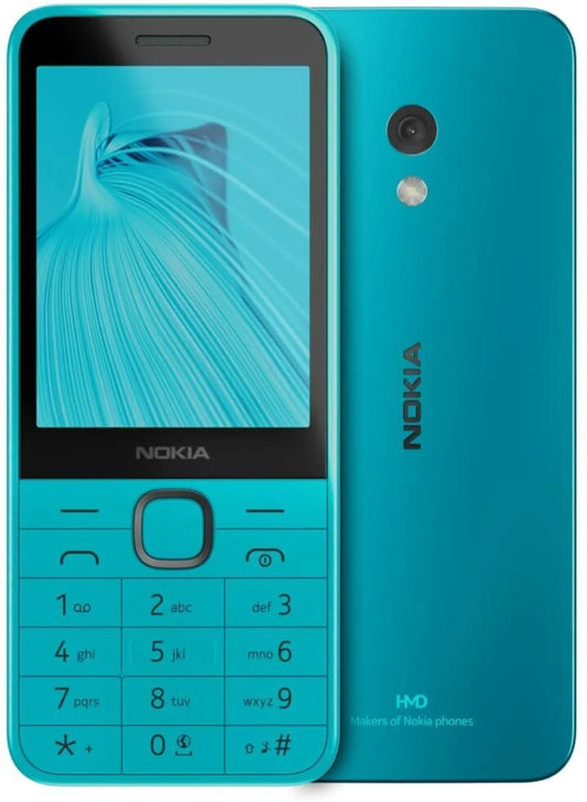 Nokia 235 4G Dual SIM Blue color feature phone with 2.8-inch display