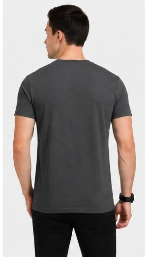 Micro Polyester Polo T-Shirt front and back view