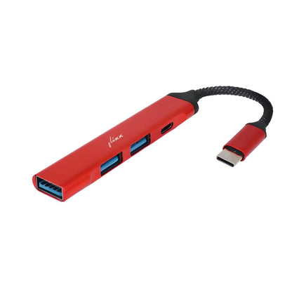 Flixx mobile stand with adjustable angle and USB C hub combo for laptop and mobile use