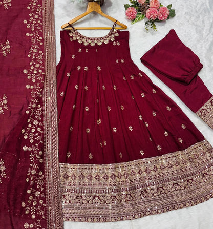 Anarkali Suit Duppata Set