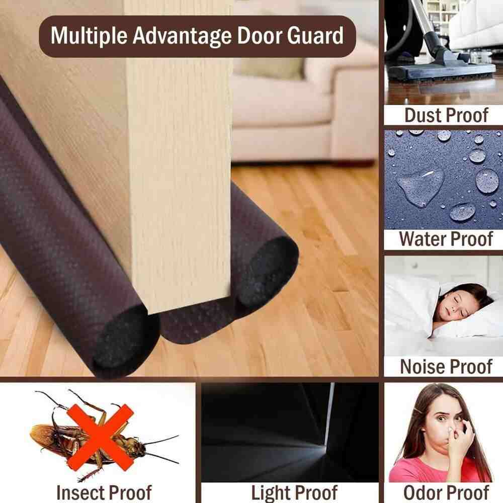 Door Draft Stopper & Guard – Dust, Mosquito, Insect, Noise & Heat Insulation Seal