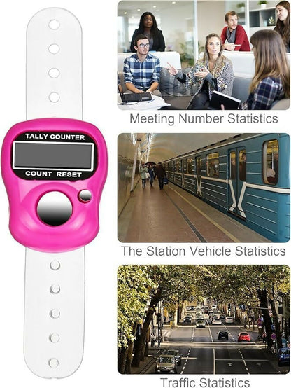 Digital finger tally counter lcd 5 digit click counter Anything