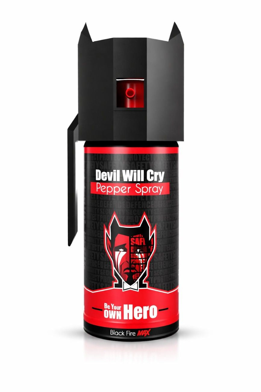 DEVIL WILL CRY BlackFire Max Pepper Spray 55ml for Self Defence and Women Safety