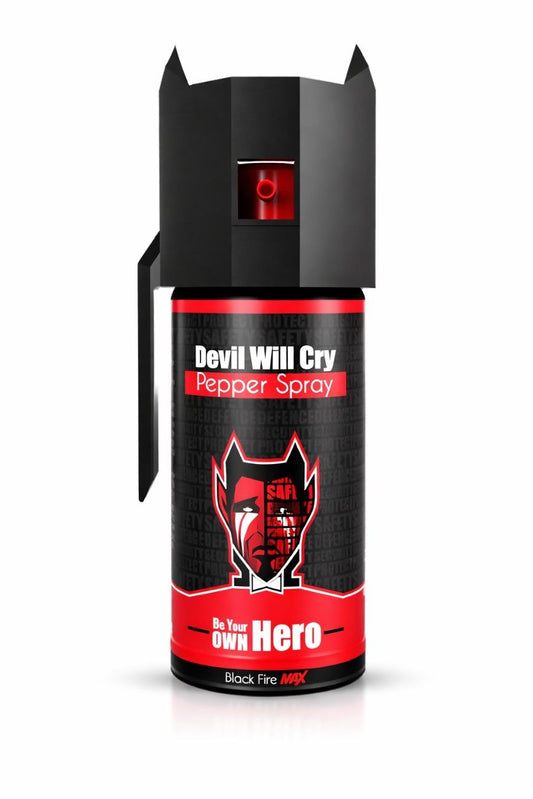 DEVIL WILL CRY BlackFire Max Pepper Spray 55ml for Self Defence and Women Safety