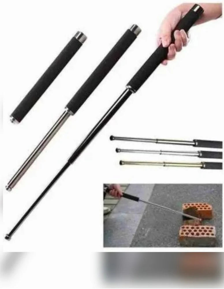 Stainless Steel self Defence Stick Foldable Pointer Compact Magical Stick