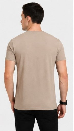 Super Combed Cotton Polo T-Shirt front and back view