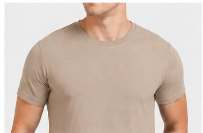 Super Combed Cotton Polo T-Shirt front and back view