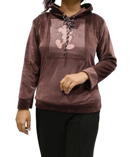 Women’s Solid Hooded Sweatshirt – Full Sleeve Hoodie
