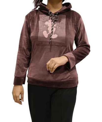 Women’s Solid Hooded Sweatshirt – Full Sleeve Hoodie